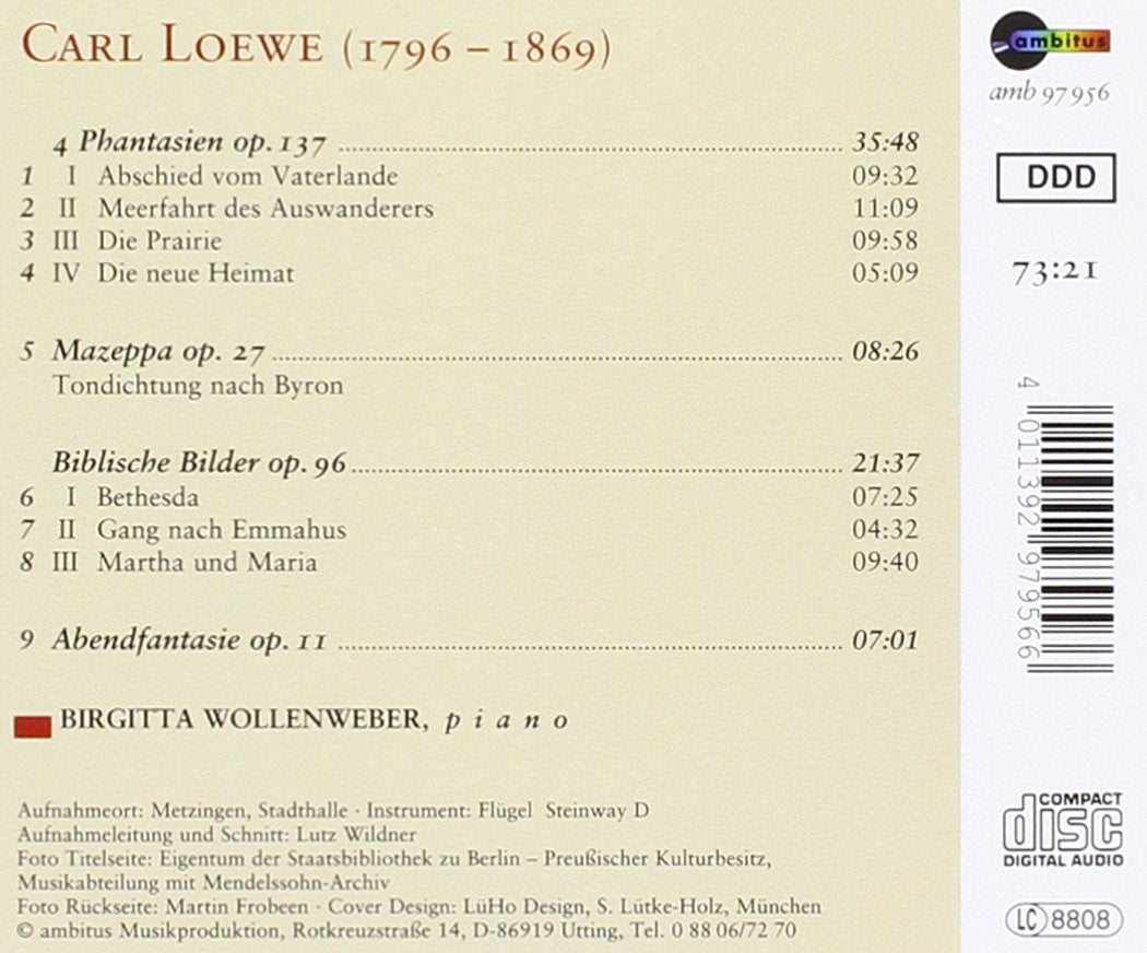 Loewe:Klavierwerke
