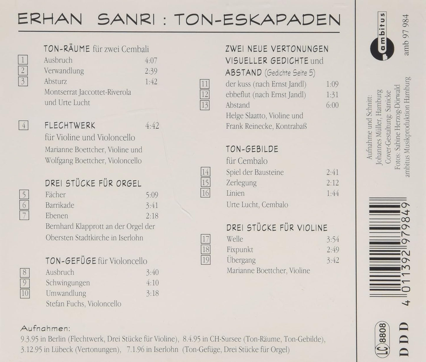Sanri Ton-Eskapaden