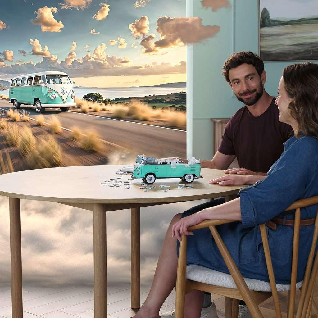 3D Puzzle Iconics: Volkswagen T1: Eine wahre Ikone im 3D Puzzle Modellformat