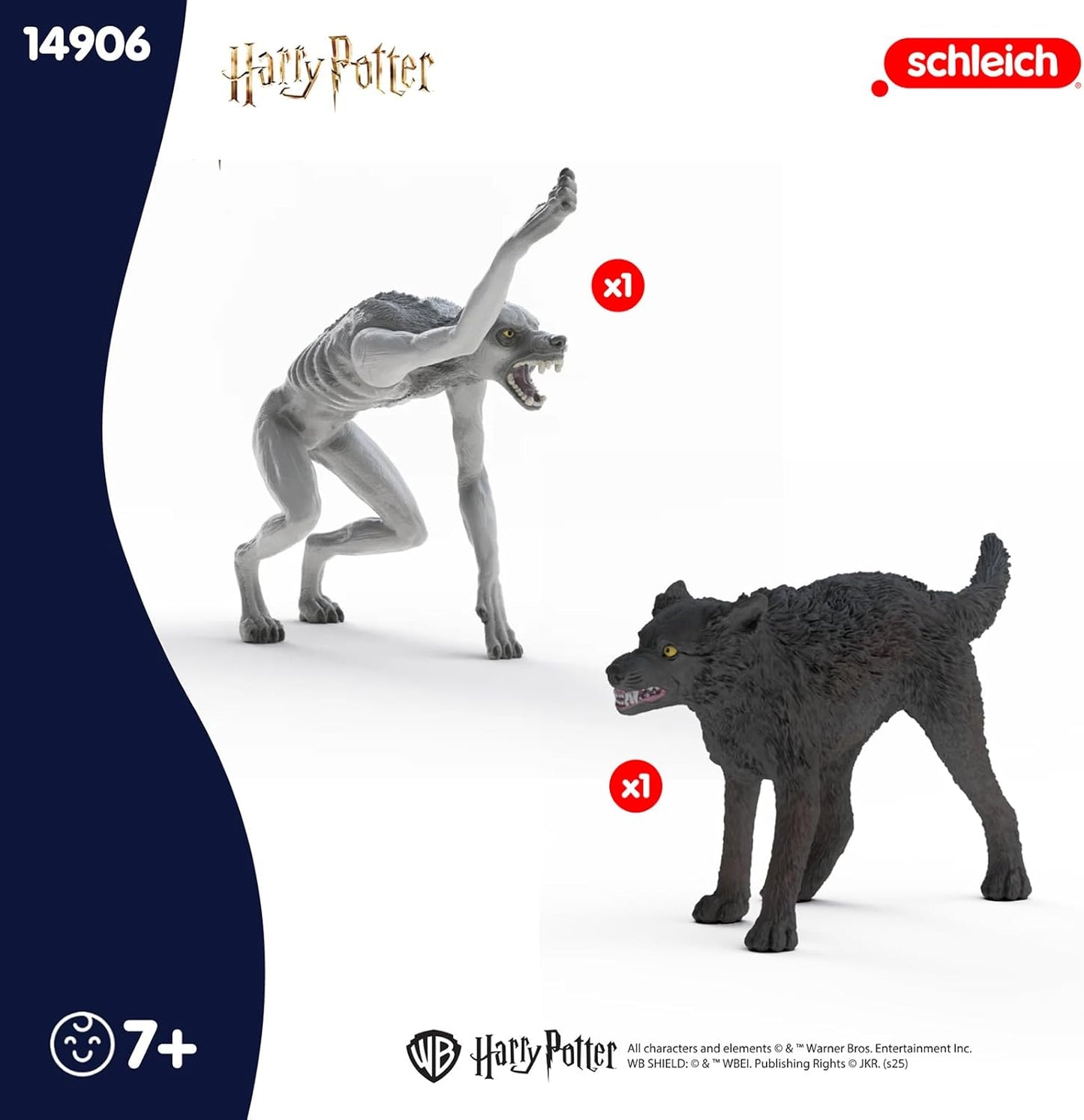 schleich Harry Potter | Werwolf vs. Animagus 14906 | Werwolf mit beweglichen Armen | als Deko oder Sammelfiguren | tolles Geschenk für Kinder & Sammler | Spielfigur ab 6 Jahren | Set aus 2 Teilen