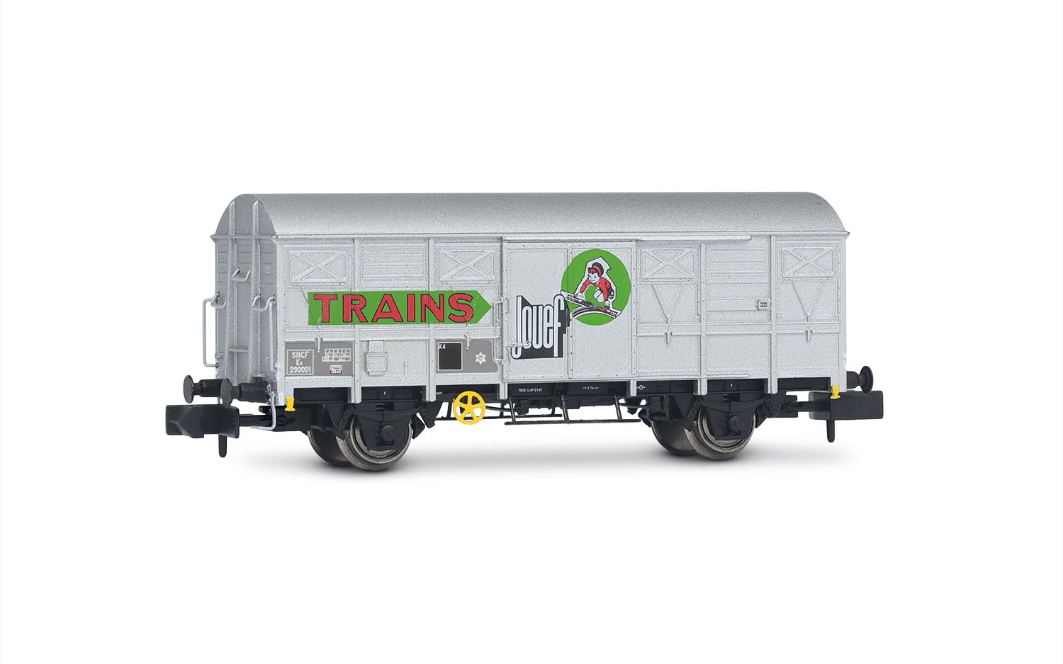 Arnold HN6678 SNCF, 2-axle closed wagon type G4 with flat walls "JOUEF Trains", ep. IV