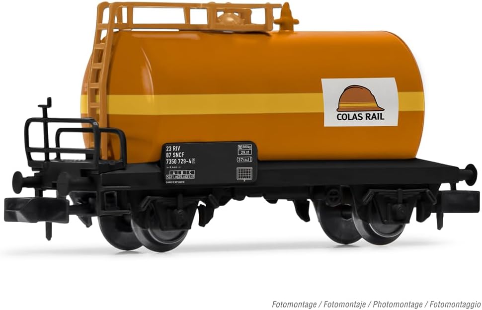 Arnold HN6679 Colas Rail, 2-unit pack 2-axle tank wagon and 2-axle G4 wagon, ep. V