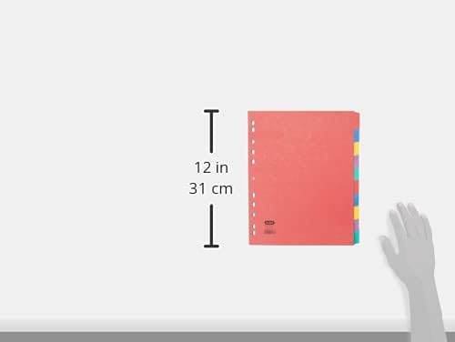 Elba A4 10 Part Extra Wide Card Divider