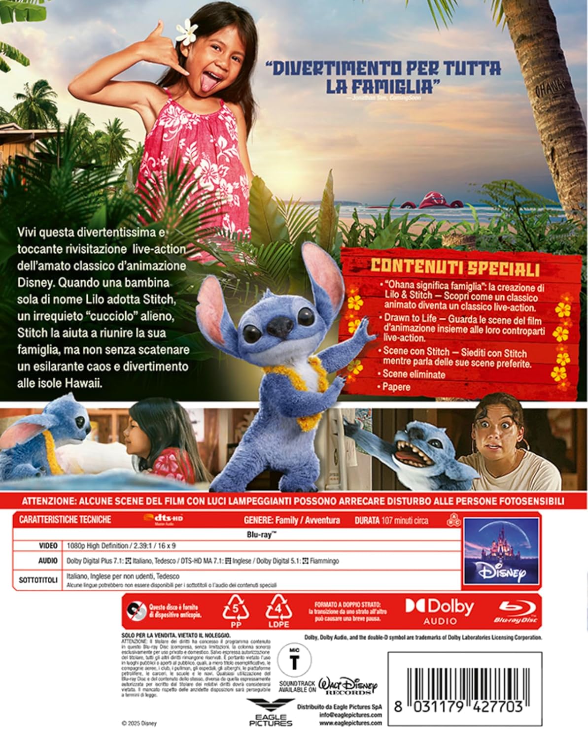 Lilo & Stitch - Live Action - Bd