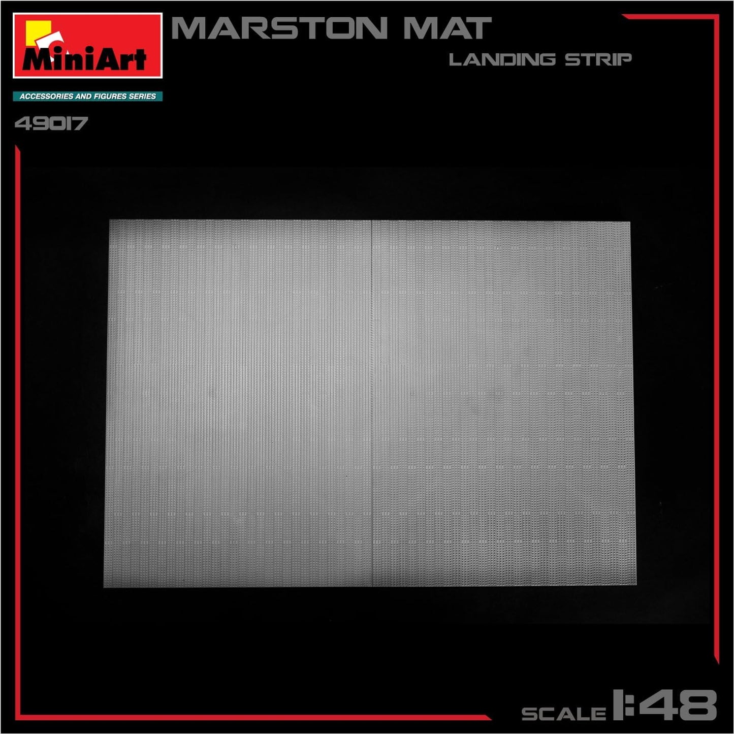 Mini Art 49017 Marston Matte landingsbaan 1:48 - originele replica, modelbouw, kunststof bouwset, doe-het-zelf, vrije tijd, lijmen, modelbouwset, montage, ongelakt