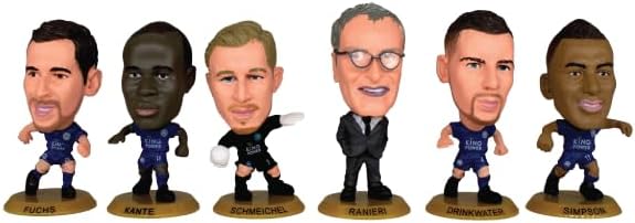 SoccerStarz - Leicester 13 figure Team Pack (League Winners 2015-16 10 Year Anniversary Re-Release) /Figures