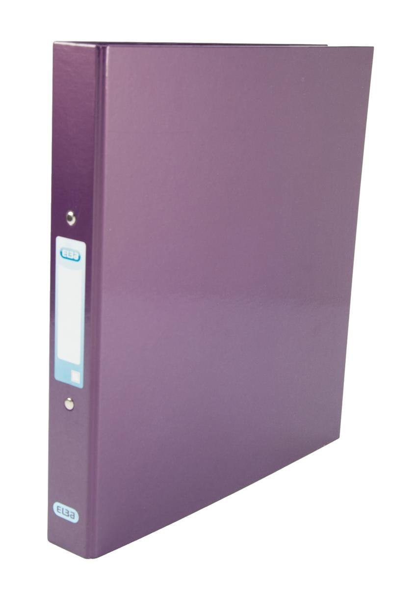 Elba A4 25 mm Classy Ring Binder - Metallic Purple (Pack of 1