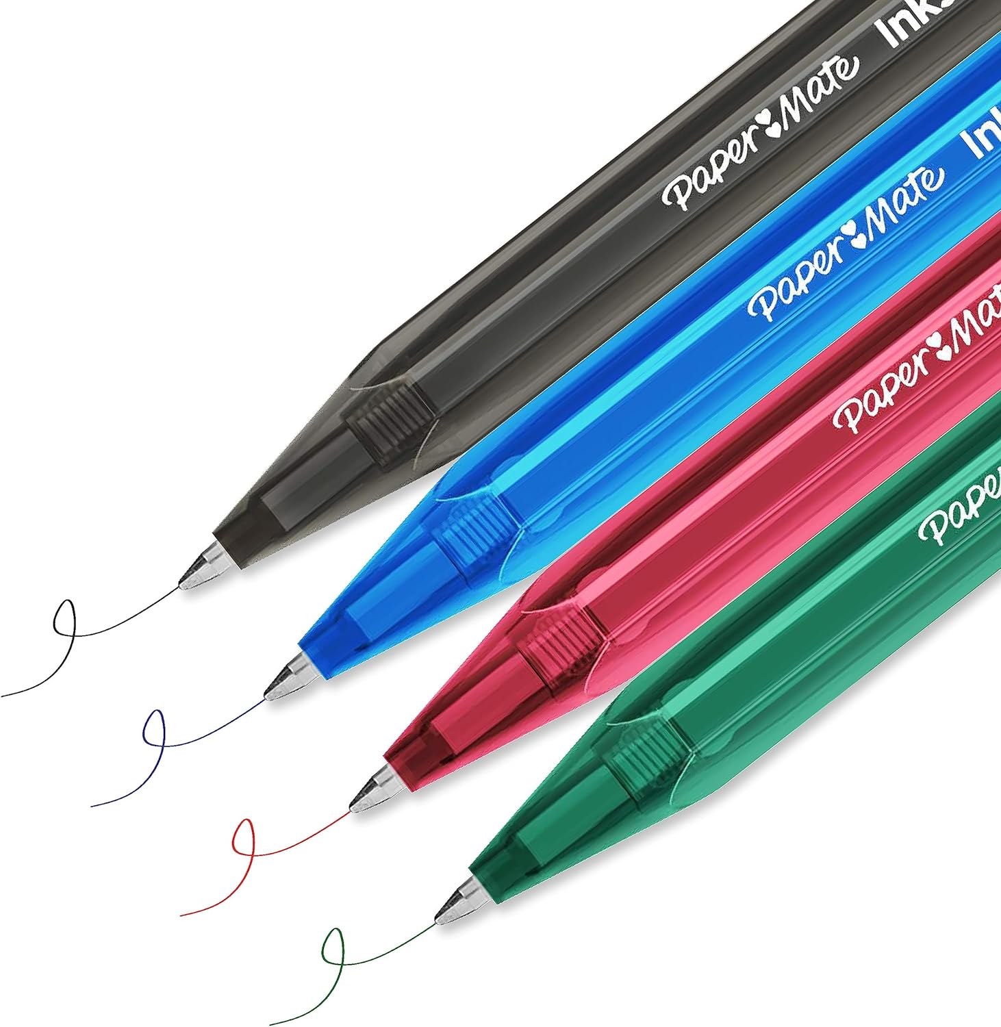 Paper Mate InkJoy 100RT Retractable Ballpoint Pens, Medium Point (1.0mm), Black, 20 Count