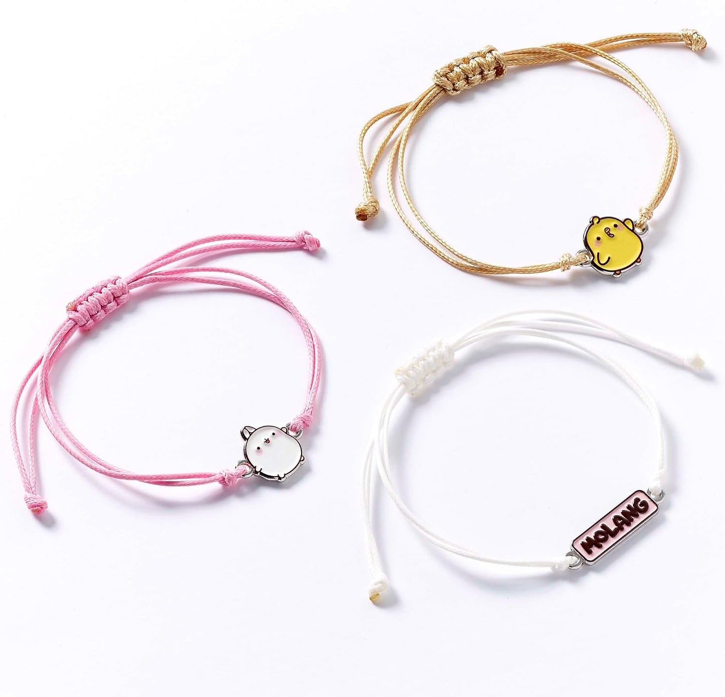 The Carat Shop Molang und Piu Piu Freundschaftsarmband Set