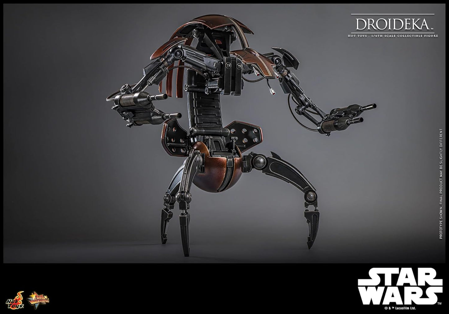 Star Wars Episode I Movie Masterpiece Action Figure 1/6 Droideka 27 Cm