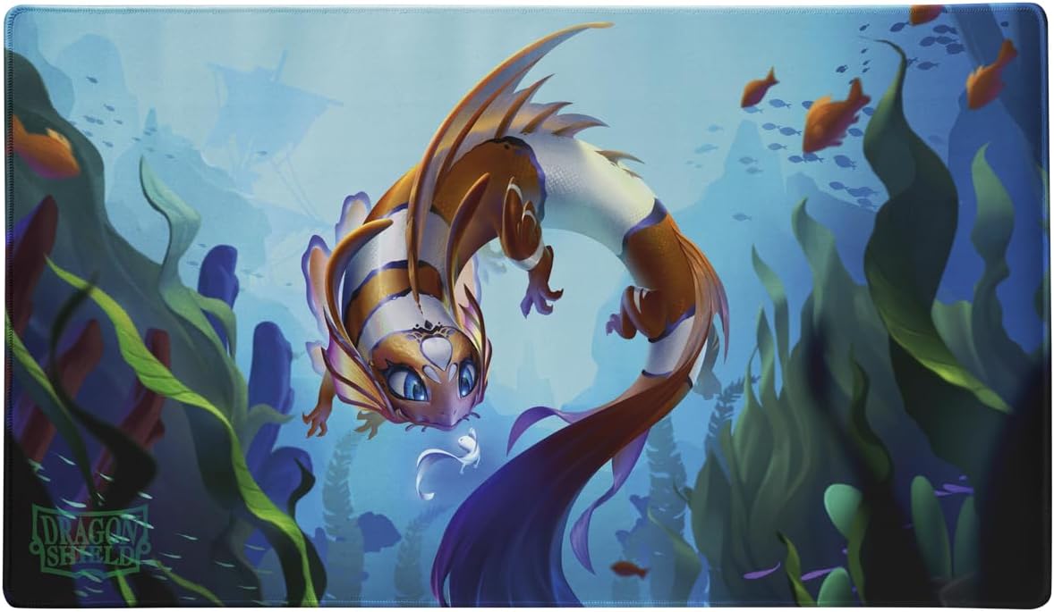 Dragon Shield Playmat – Standard Size TCG Playmat with Stitched Edges & Non-Slip Rubber Backing – Included Tube for Transport & Protection |