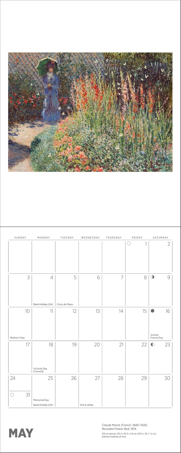 Claude Monet 2026 Mini Wall Calendar