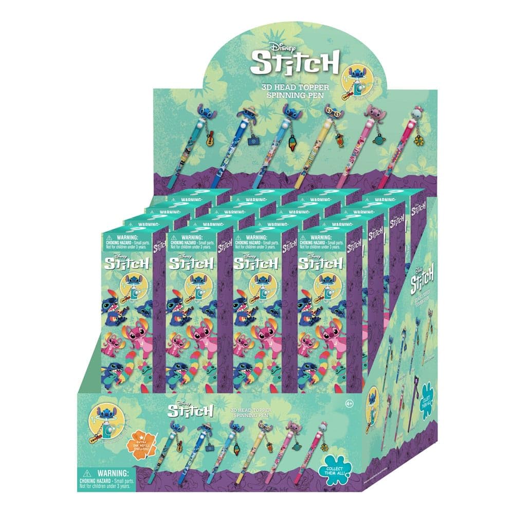 LILO & STITCH - 3D Head Topper Spinning Pen (Displ