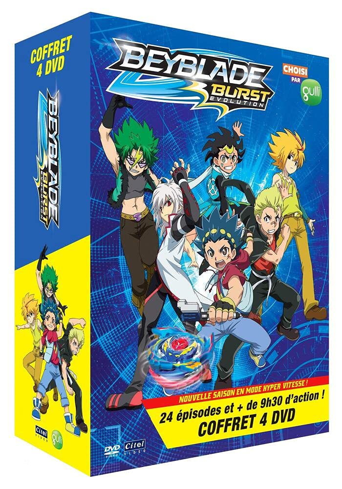 Beyblade Burst Evolution - Volume 1 à 4 : Nouveau Départ ! + En Route Vers Le Sommet ! + A La Recherche De Shu ! + La Ligue Internationale !