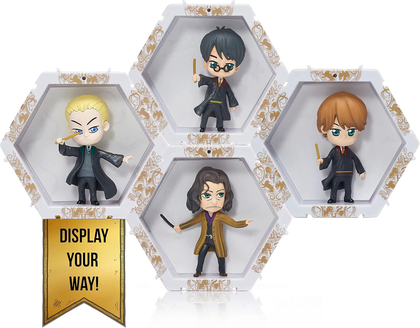 WOW! PODS Harry Potter Wizarding World Light-Up Bobble-Head Figuur Serie 2 | Officieel Verzamel Speelgoed - Draco Malfidus met Mystery Light Reveal | Collect Connect en Display