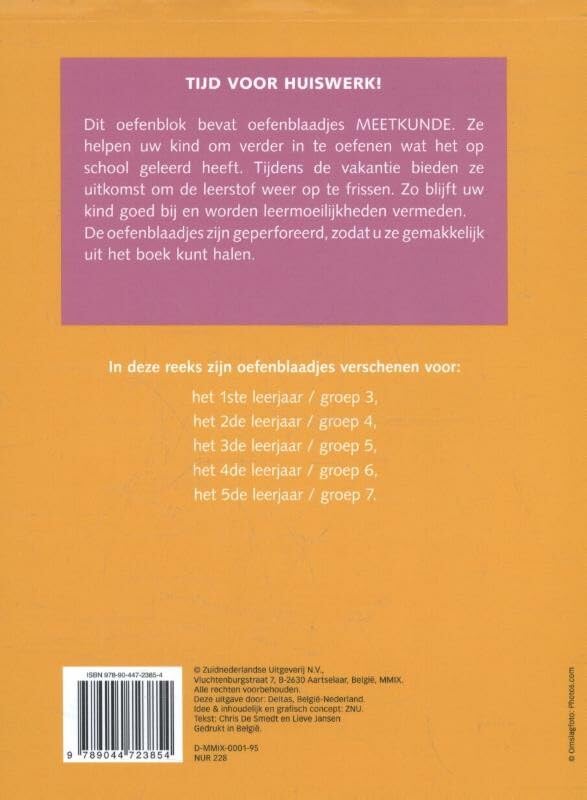 Oefenblaadjes meetkunde (10-11 j.): Met uitscheurbare blaadjes (Tijd voor huiswerk