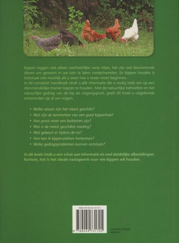 Compleet handboek kippen houden: gedrag, rassen, gezondheid, verzorging