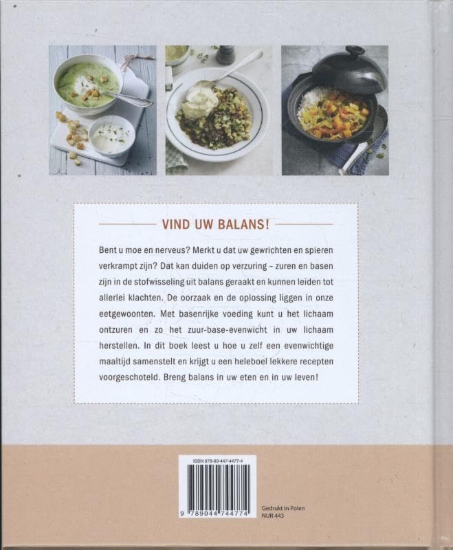 Zuur-base kookboek: houd je zuur-basehuishouding in evenwicht met de beste basenrijke recepten voor elke dag (Lekker koken, gezond genieten