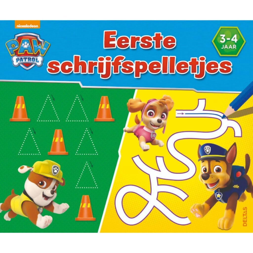 Paw Patrol eerste schrijfspelletjes (3-4 j.): 3 - 4 jaar