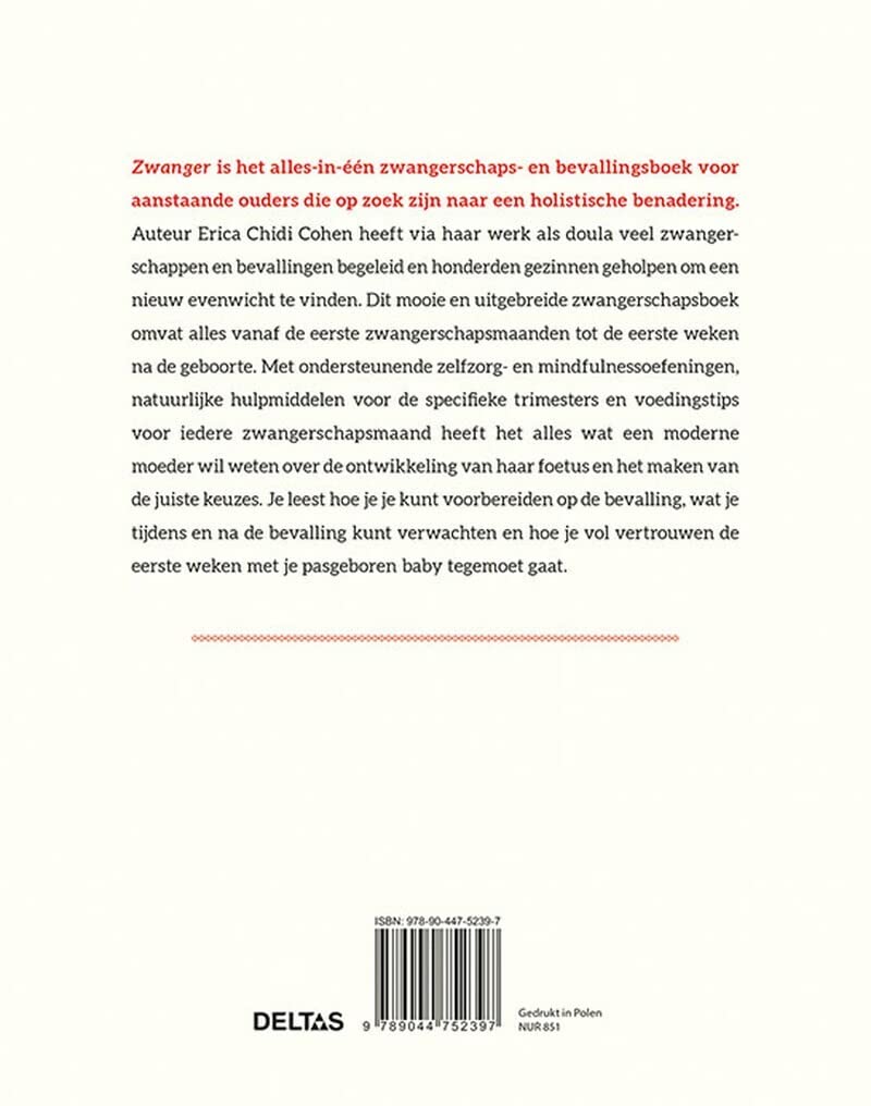 Zwanger: de moderne gids over de zwangerschap, bevalling en de eerste weken met je baby - én hoe je goed voor jezelf kunt zorgen