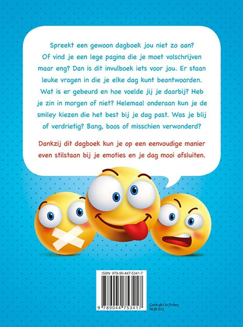 Zo voelde ik mij vandaag - Emotiedagboek voor kinderen: Een origineel emotiedagboek voor kinderen