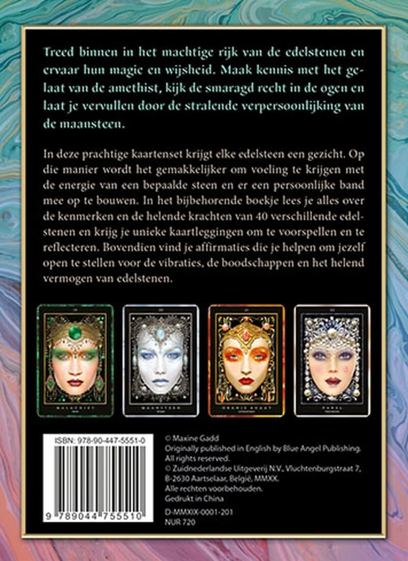 De helende energie van edelstenen - Boek en orakelkaarten: Boek en orakelkaarten