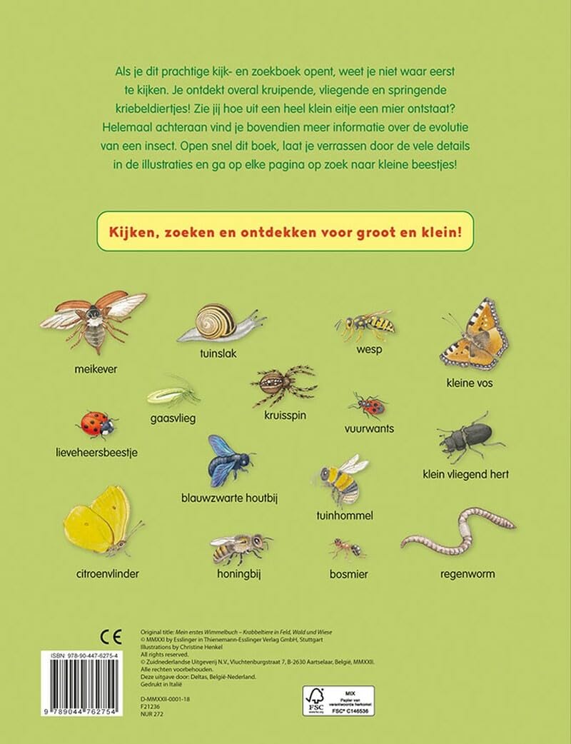Kriebeldiertjes (Kijk- en zoekboek