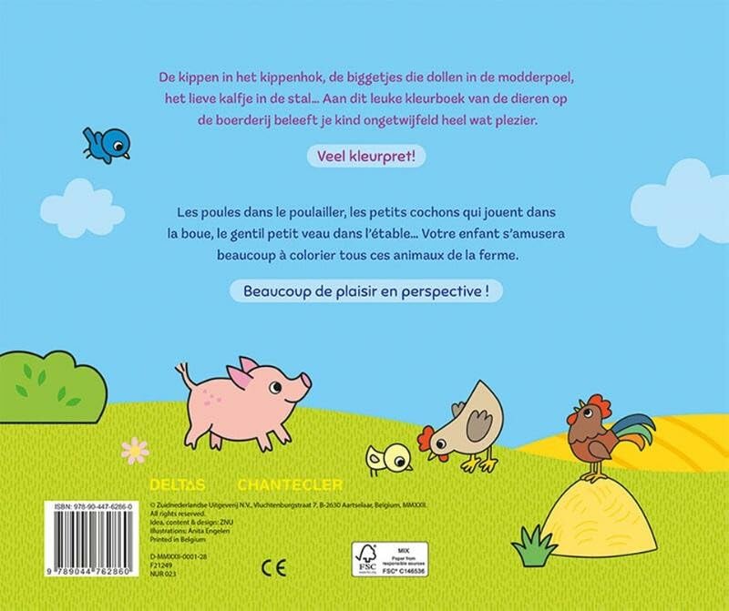 Happy Coloring - De dieren van de boerderij / Happy Coloring - Les animaux de la ferme