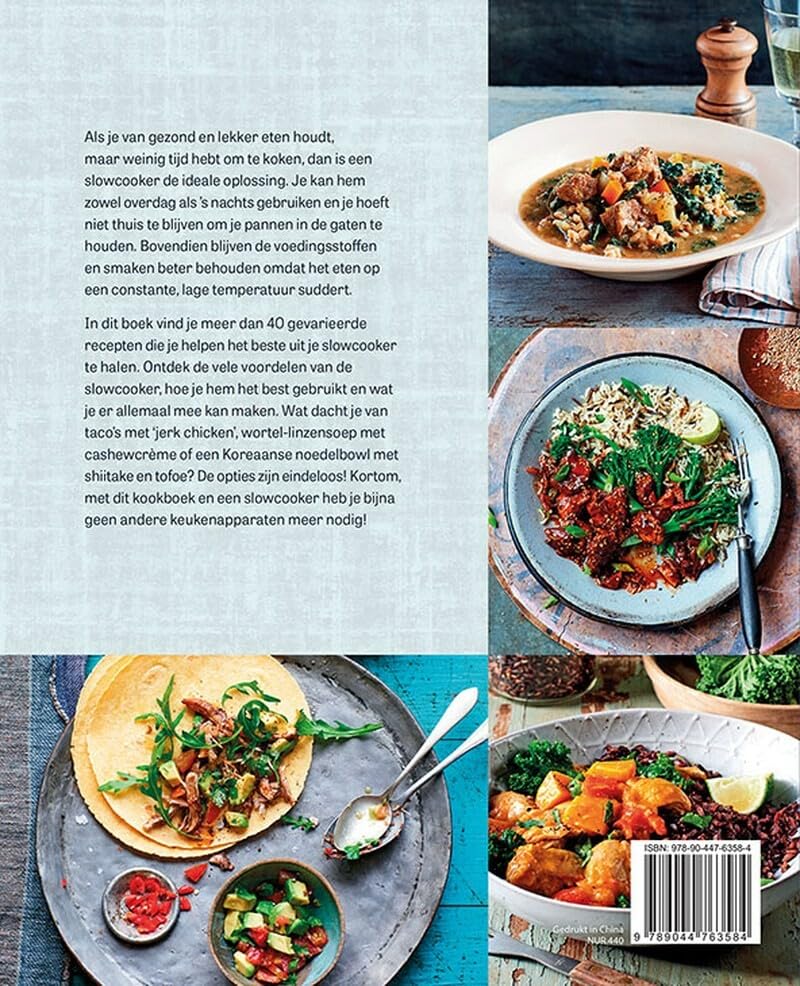 Gezond koken met de slowcooker: Origine recepten boordevol voedingsstoffen en smaak