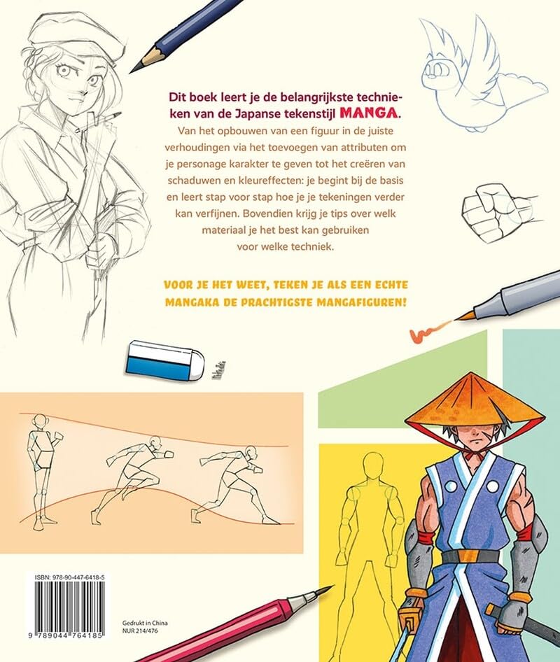 Manga tekenen voor beginners: de essentiële technieken uitgelegd in 50 modellen