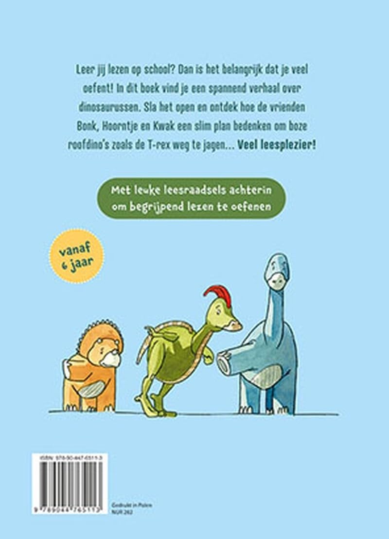 Mijn eerste dino leesboek: Leespret voor beginnende lezers vanaf 6 jaar