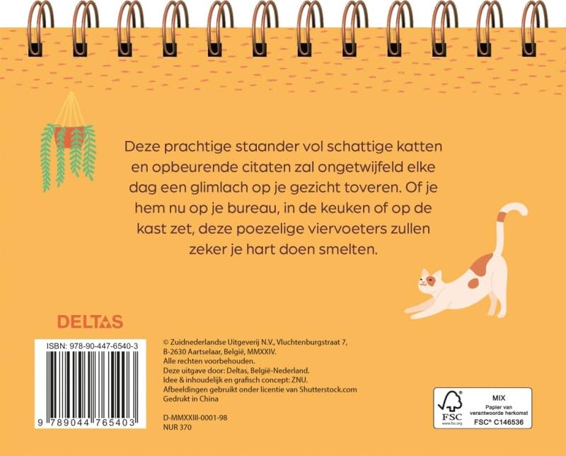 Kattengeluk - Tafelstaander: Inspirerende citaten en wijsheden