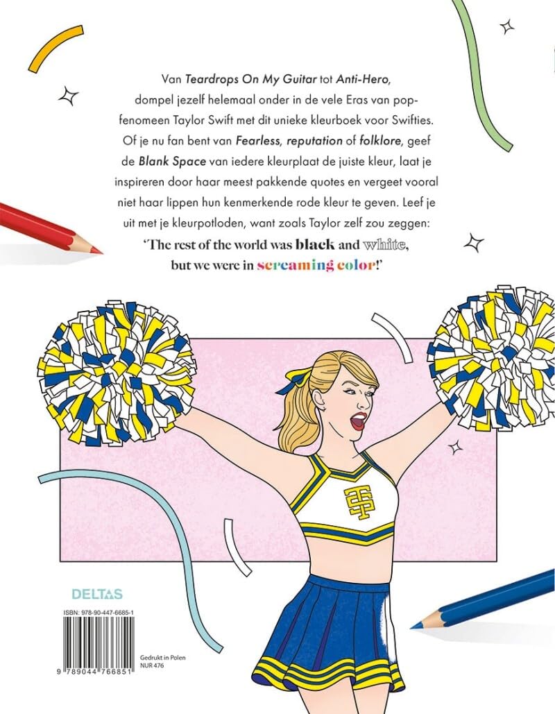 Deltas - Taylor Swift kleurboek voor echte fans