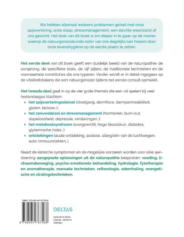 Praktisch handboek Natuurgeneeskunde: Blijf gezond en vitaal met naturopathie