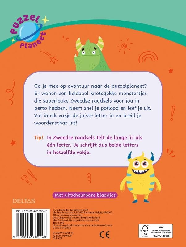 Puzzelplaneet - Supercoole zweedse raadsels (8-10 j.