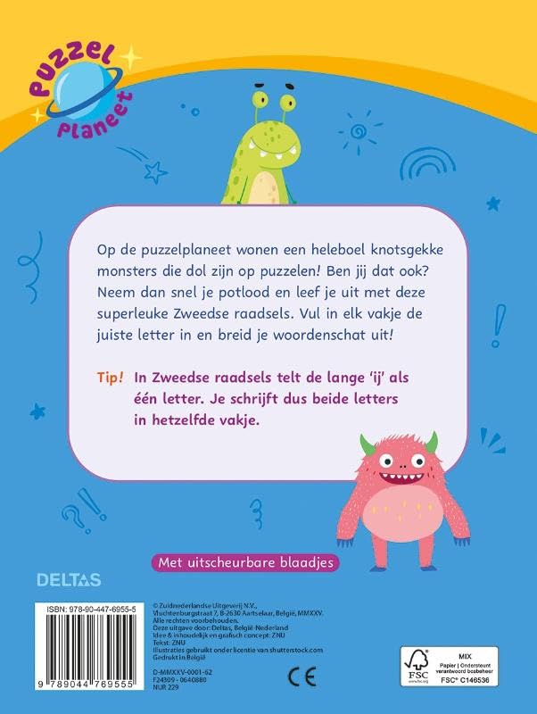 Puzzelplaneet - Megacoole zweedse raadsels (9-11 j.