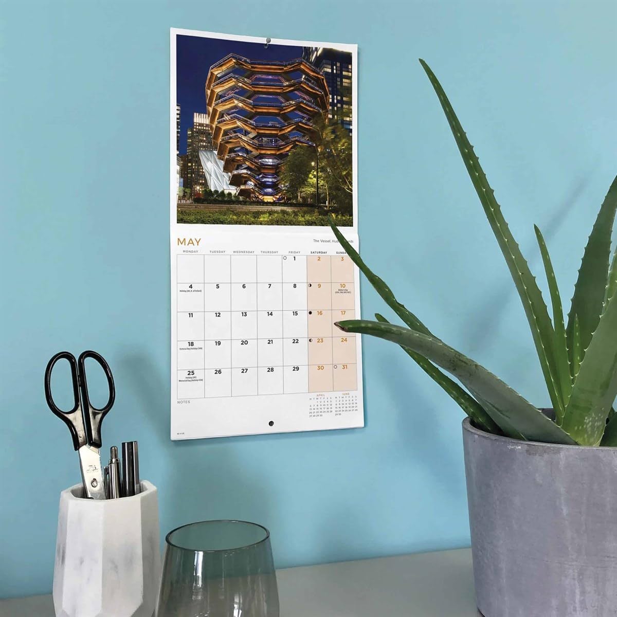 Carousel Worldwide, New York 2026 Mini Wall Calendar