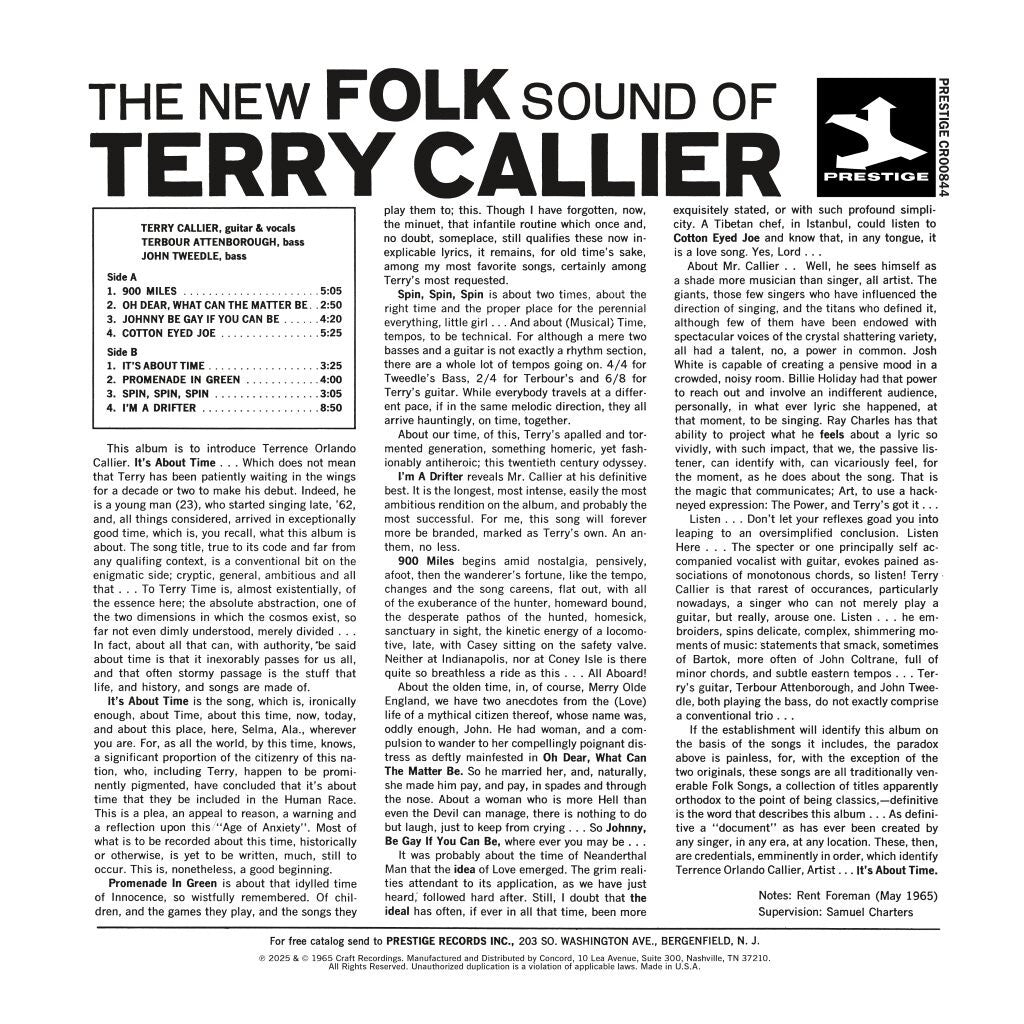 The New Folk Sound of Terry Callier