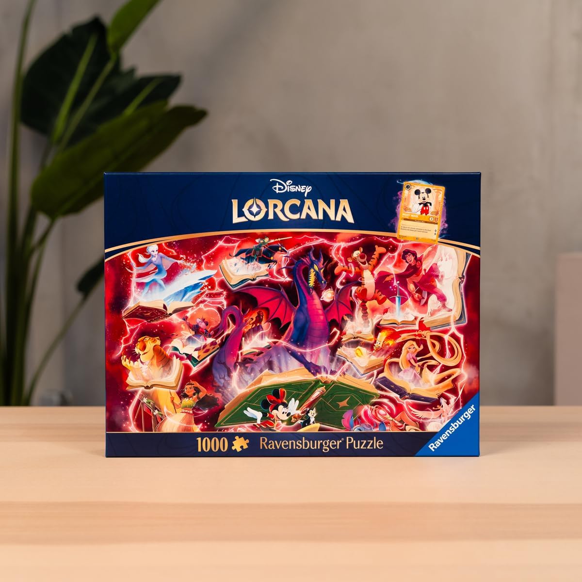 Erwachsenenpuzzle 1000 Teile - Disney Lorcana - Glimmers of The Realm: Ruby