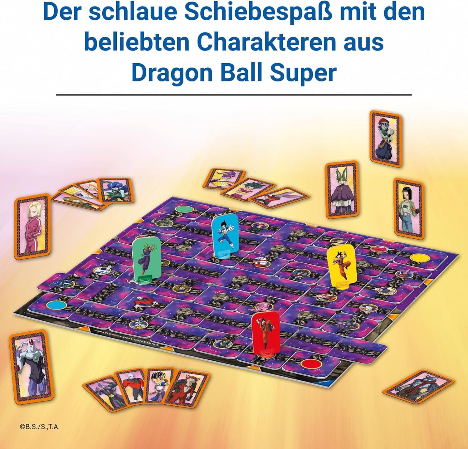 Ravensburger - Le Grand Classique des Jeux de société - Labyrinthe Dragon Ball - Jeu de plateau - Enfant et Famille - De 2 à 4 Joueurs à partir de 7 ans - Mixte - 24740-(Multilingue – Français Inclus