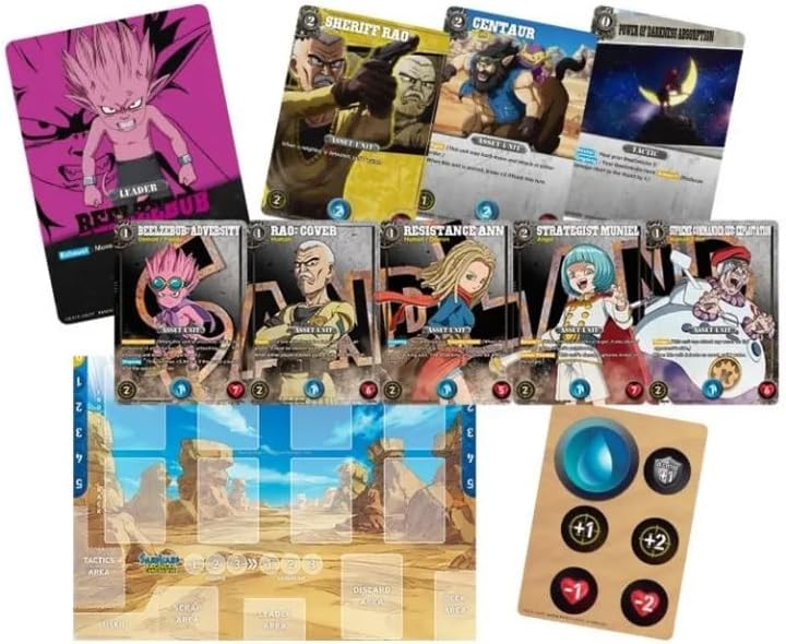 Sand Land 2024 Englisches taktisches Karten-Kampfspiel TCG SL01 Booster Decks Versiegelte 1. Edition Box - 6 Decks