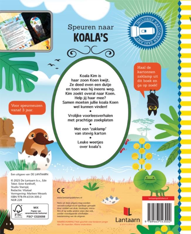 Speuren naar koala's: Een uitdagend zoek- en (voor)leesboek