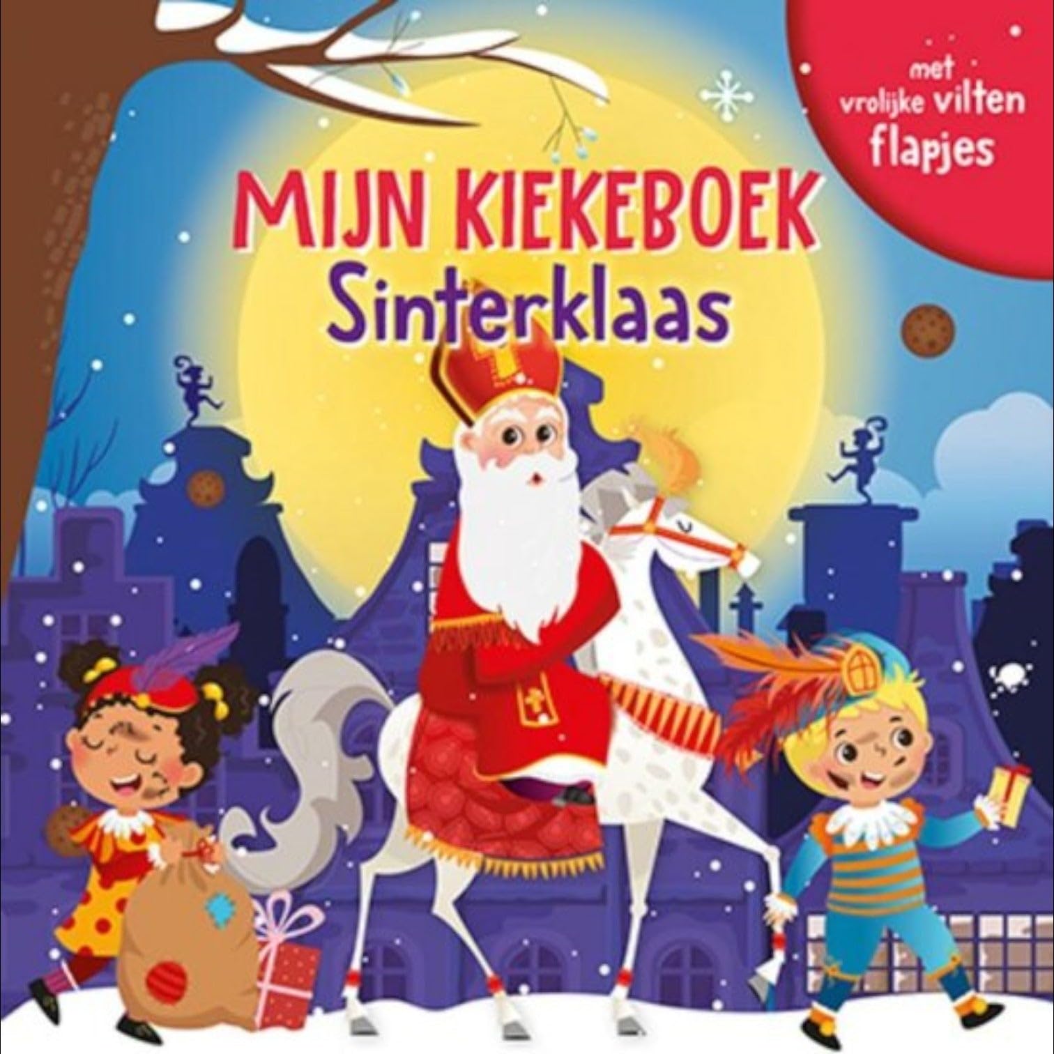 Sinterklaas: met vrolijke vilten flapjes (Mijn kiekeboek