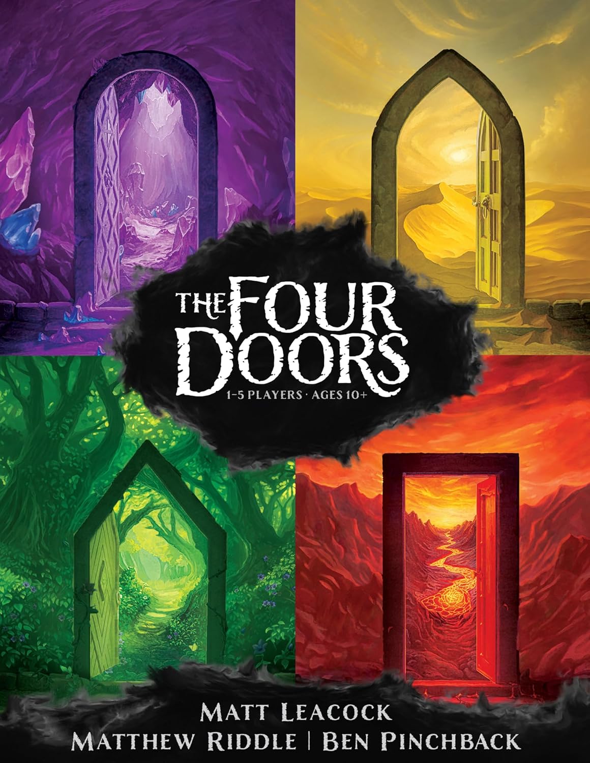 Happy Camper - The Four Doors | Thrilling Cooperative Game by Matt Leacock | Great for Travel and Solo Play