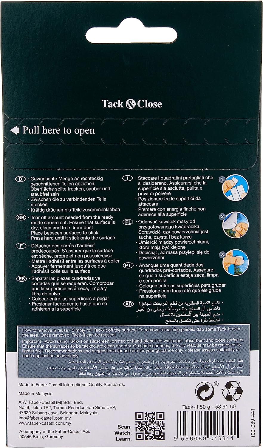 SG Education F589150 Tack-It, 50 g, White