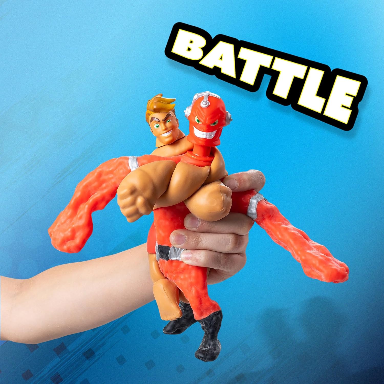 Stretch Armstrong Basic Fun Core Figure – 7-Inch Classic Stretchable Toy – Flexible & Durable Hero Figure for Ages 5+