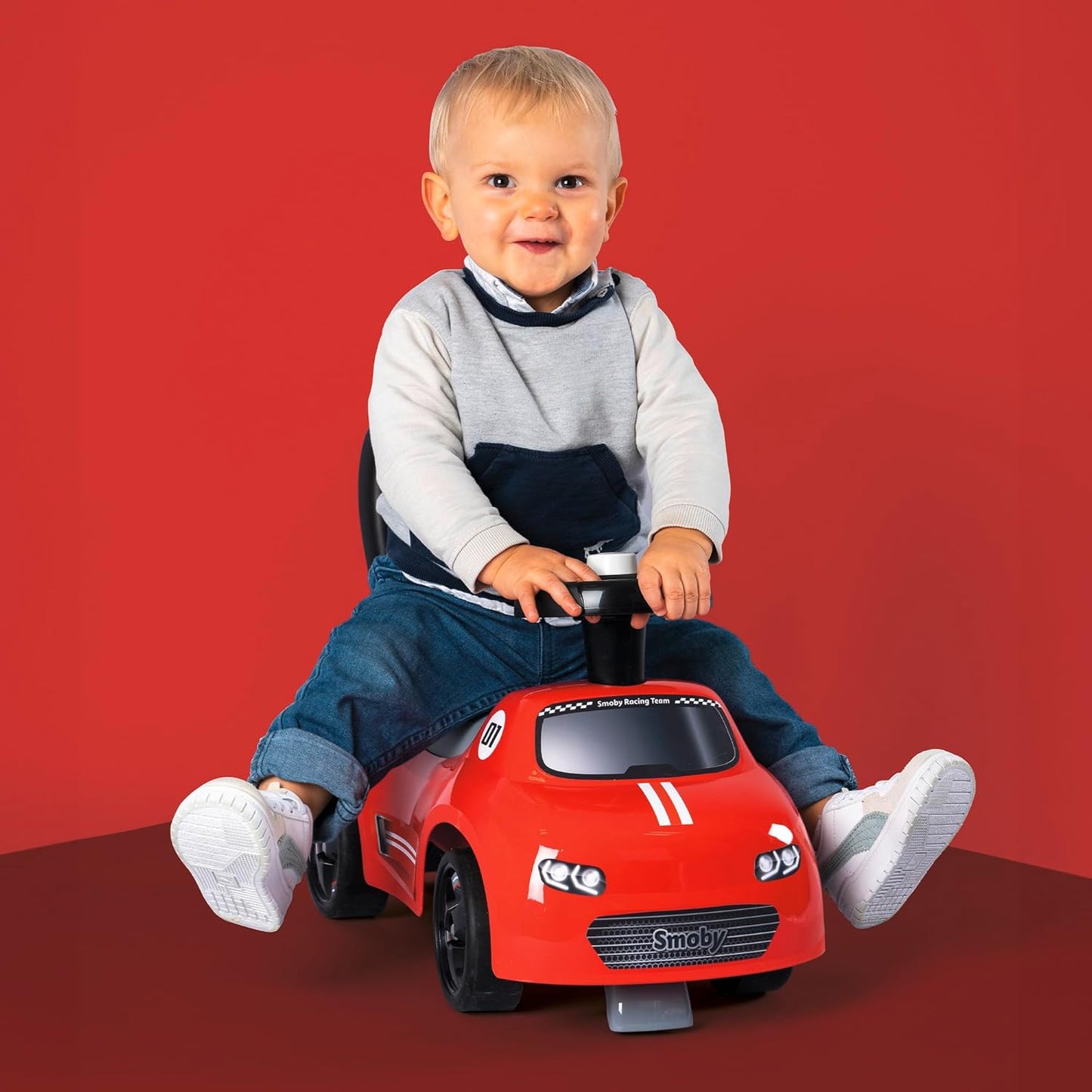 Smoby - Smoby Loopauto Rood