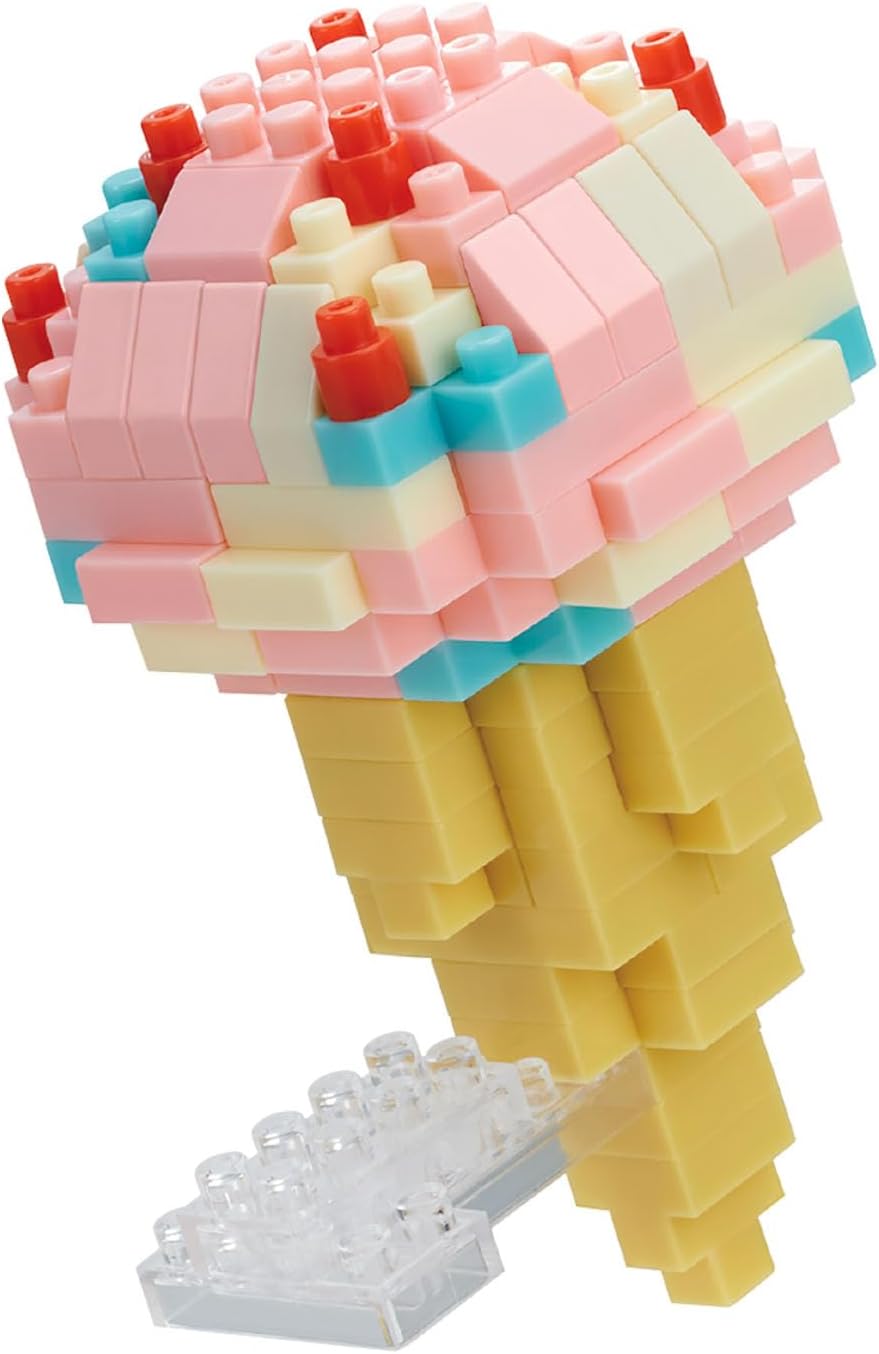 nanoblock NBC247 Ice Cream Toy, Multi-Colour