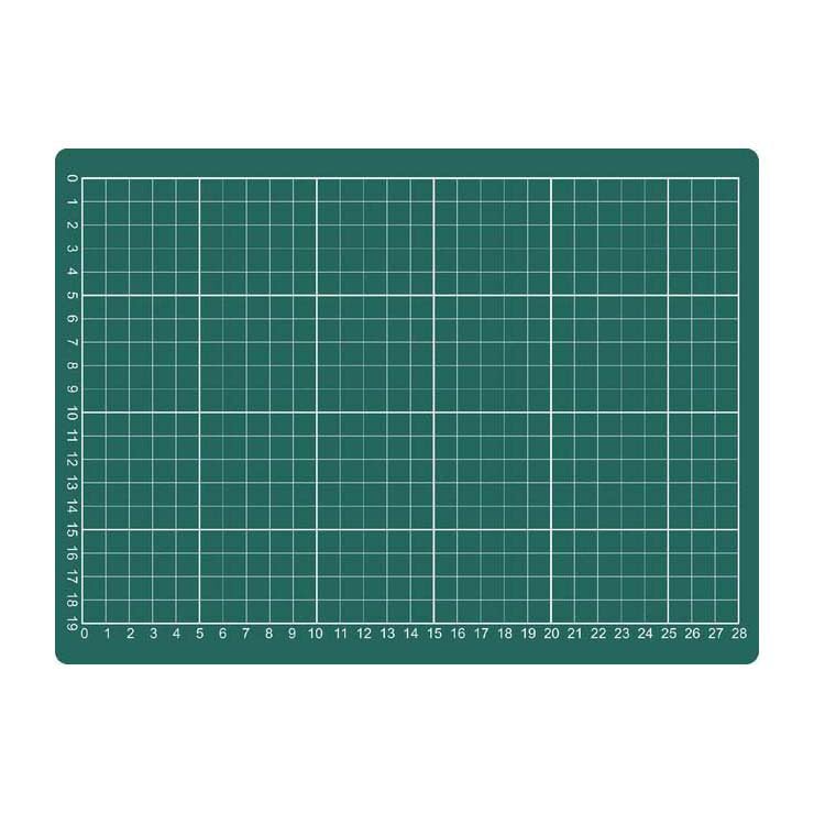 Quantore Green A4 Cutting Mat - Self Healing Plastic Cutting Mat