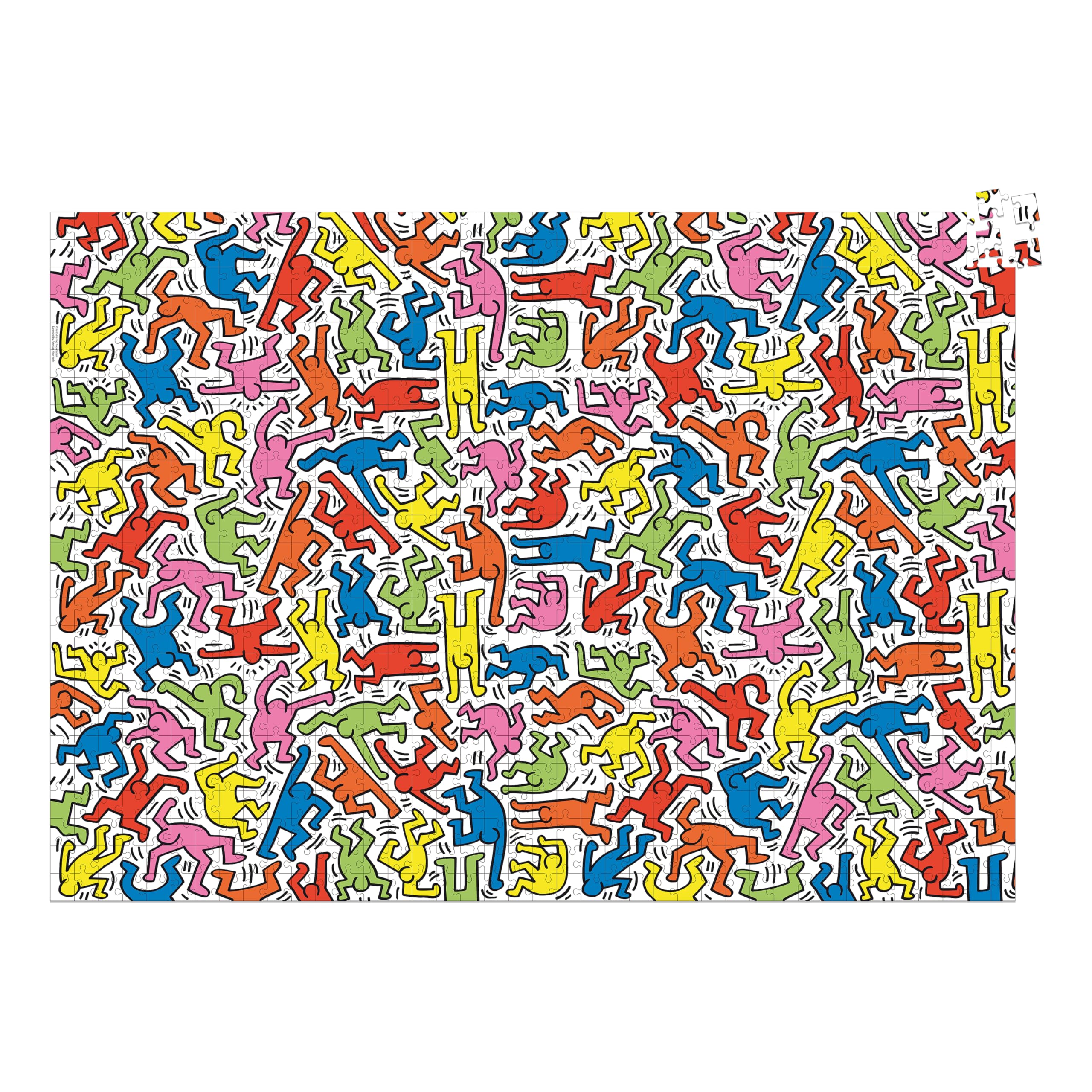 Vilac- Puzzle Keith Haring 1000 Piezas, Multicolor (VIL9225